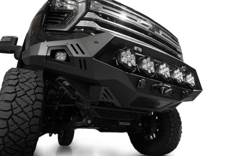 Chevrolet Silverado 2500 Front Bumper - Addictive Desert Designs - Bomber HD - Hammer Black - `24-`27